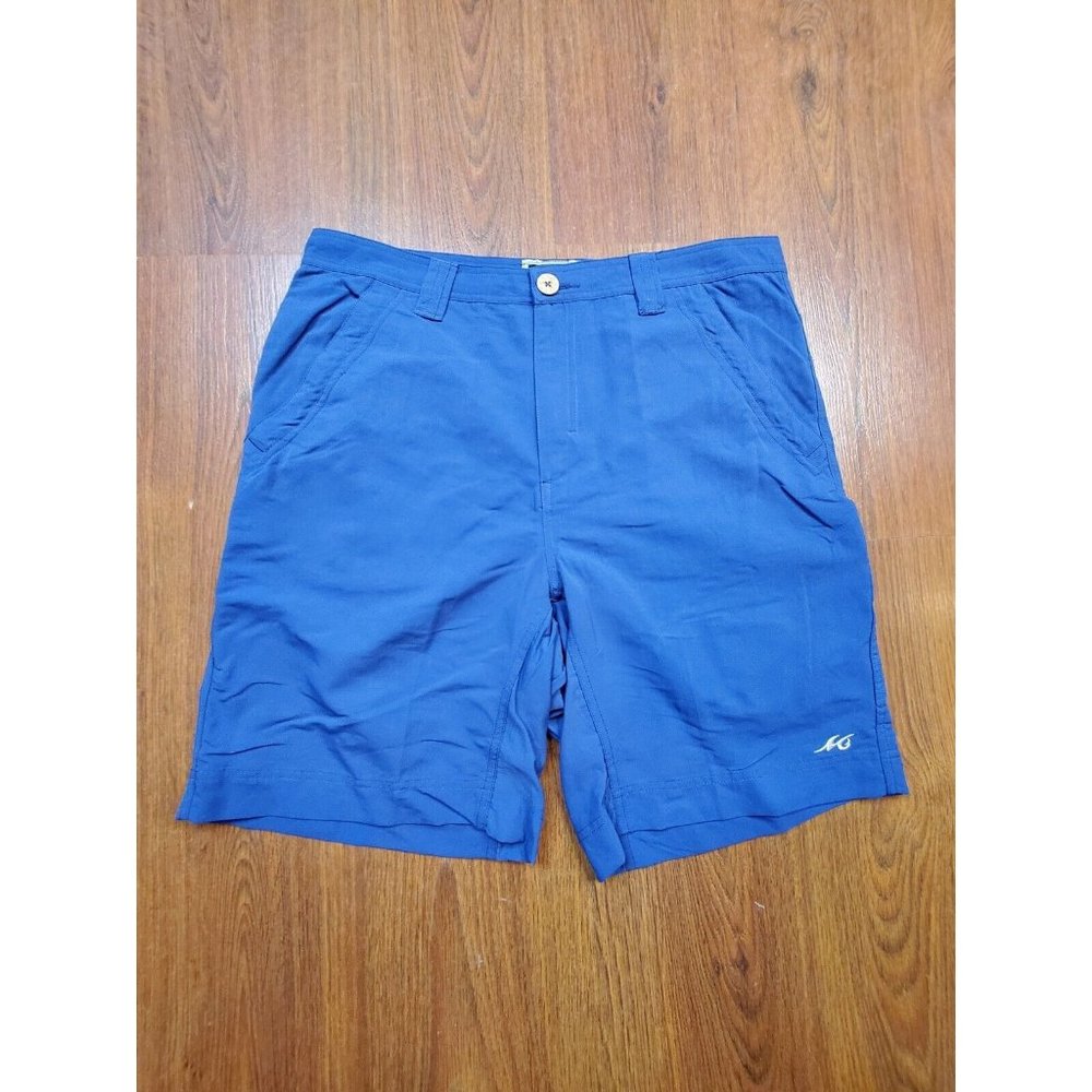 Mojo Sportswear Hybrid Board Fishing Hiking Shorts Navy Blue Mens Size 42 X 9